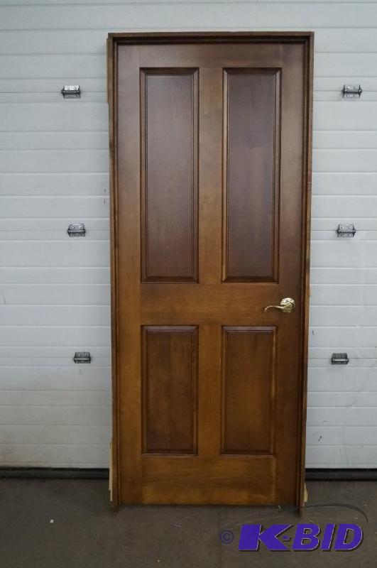 Interior wood door