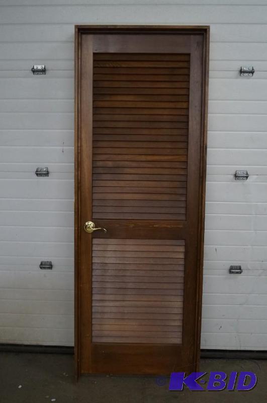 Interior wood door