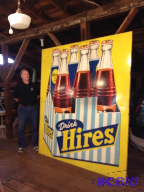 C. 1930 Hires Root Beer Sign 1 of 1