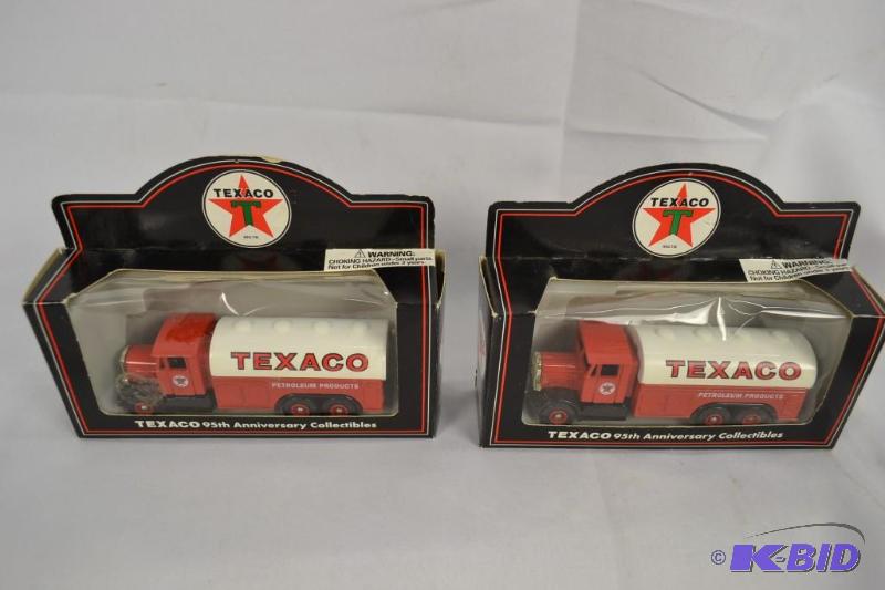 (2) TEXACO 95th ANNIVERSARY COLLECTIBLES