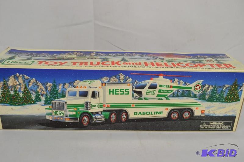 HESS 1995 T0Y TRUCK & HELICOPTER