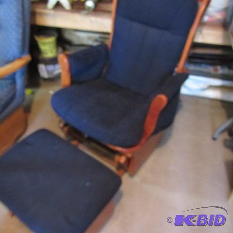Platform Rocker, Ottoman