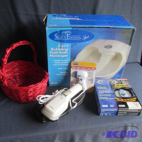 Foot Bath, Clothes Steamer