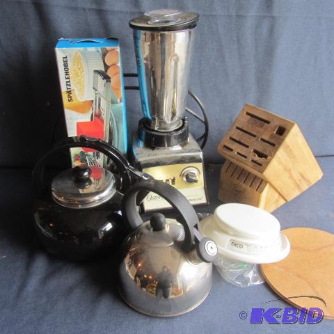 Blender, Tea Kettle