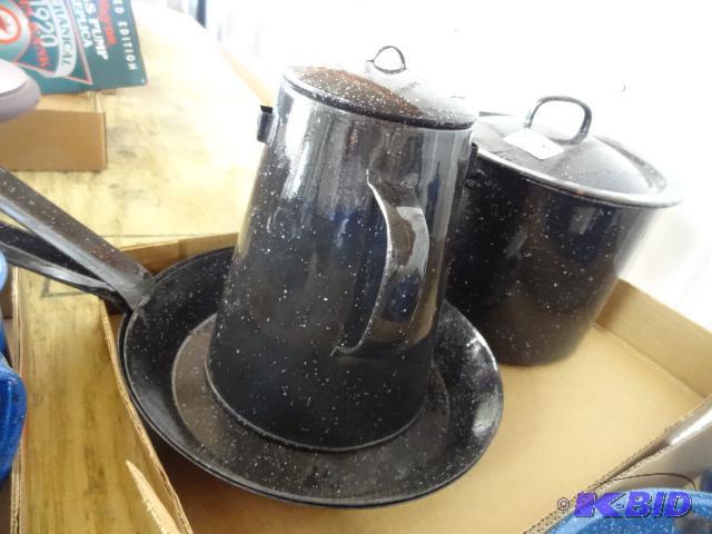 lot 108 image: Misc ceramic coated cookware...