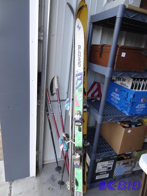 lot 172 image: Misc. Skis and Poles...