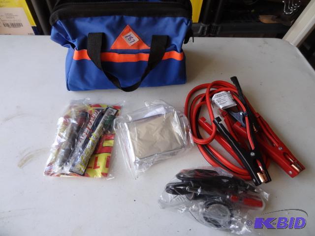 lot 187 image: Vehicle Emergency Road Side Kit...
