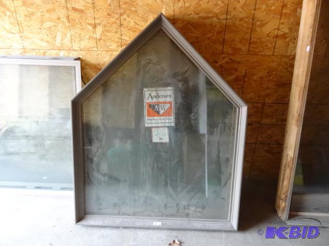 lot 30 image: New Anderson dog house style window. 48 x 60 ...