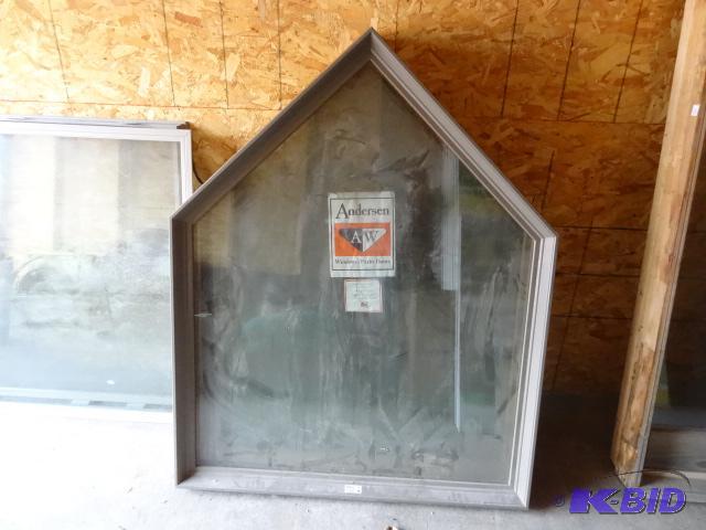 lot 31 image: New Anderson dog house style window. 48 x 60 ...