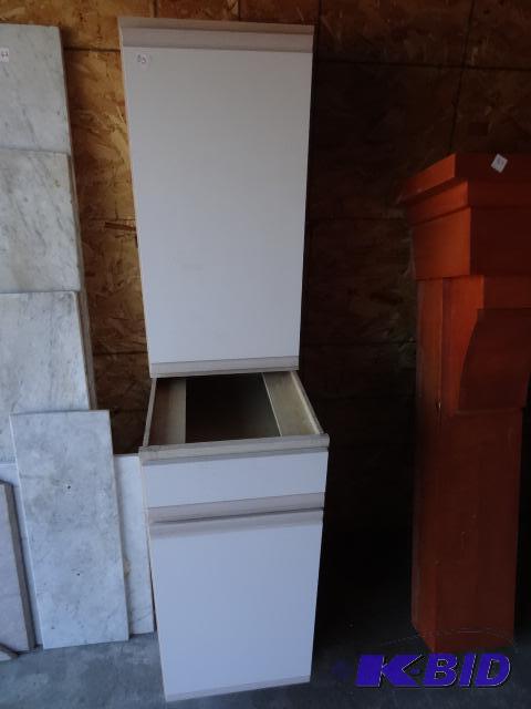 lot 55 image: 2 New kitchen cabinets. Top is 15 x 13 x 30. ...