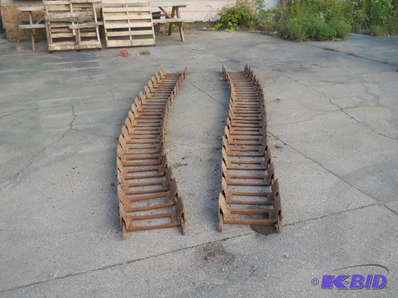 lot 21 image: Steel Skid Steer Tracks
