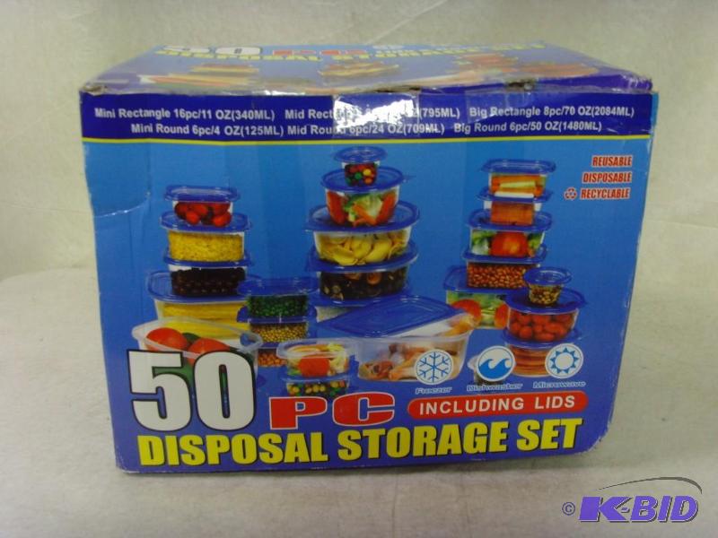 50 Piece Food Storage Set