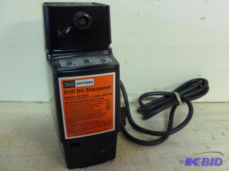 lot 100 image: Black & Decker drill bit sharpener model ...