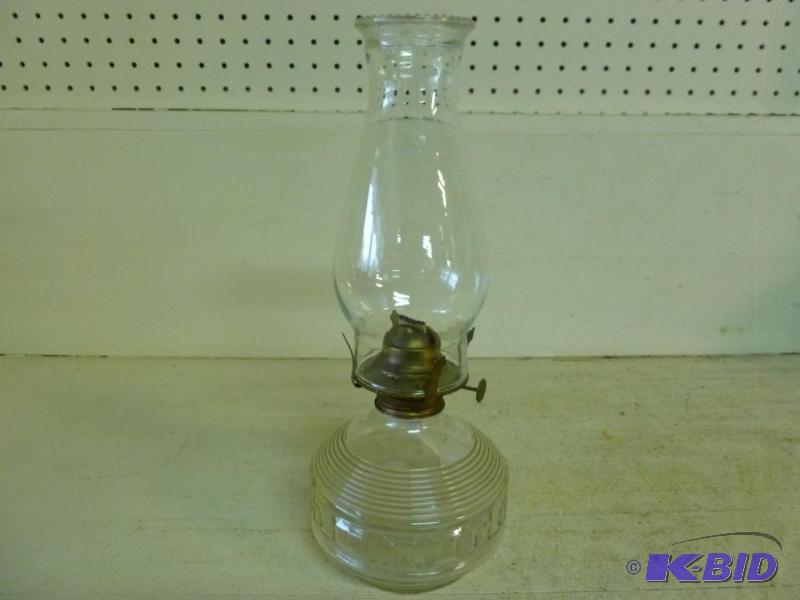 lot 107 image: Large Kadaan oil lamp that measures 14 14&qu...
