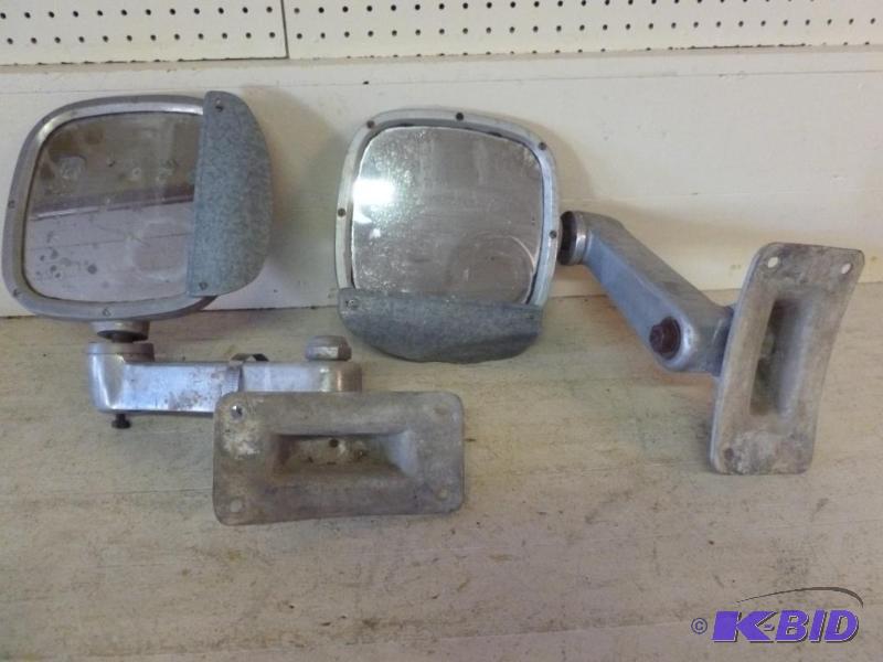 lot 158 image: Lot of two large cast aluminum framed truck m...