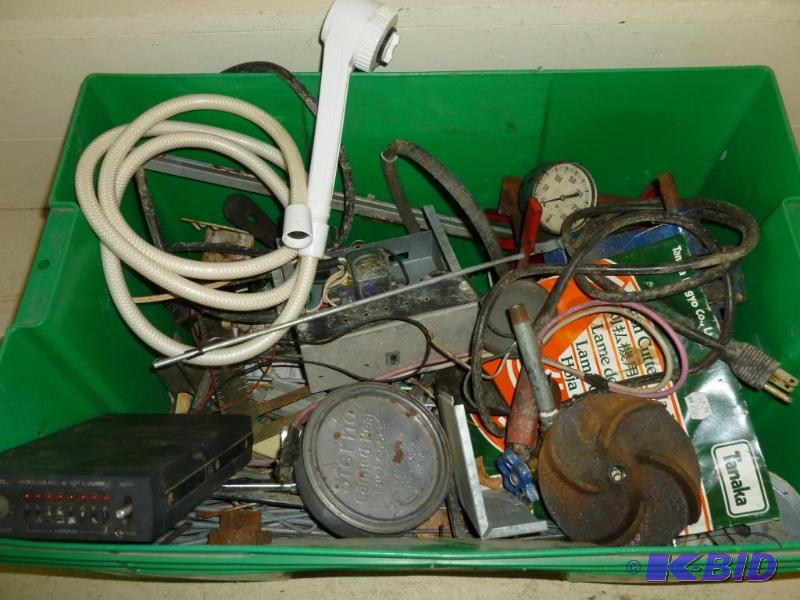 lot 203 image: Large plastic container loaded up with mixed ...