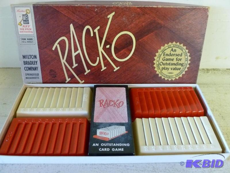 lot 223 image: Vintage 1956 Milton Bradley - Rack-O game, go...