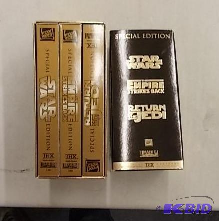 lot 31 image: Star Wars Trilogy VHS&nbspSet...