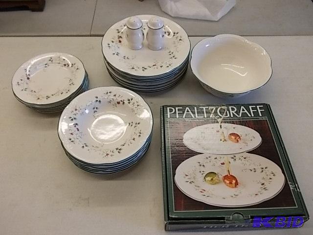 lot 7 image: Set Of Pfaltzgraff Winterberry Dishes (See 2-...