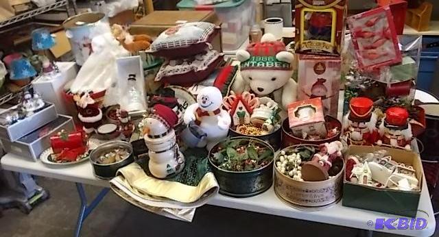 lot 8 image: Large Lot Of ALL Christmas Related &nbspOrn...