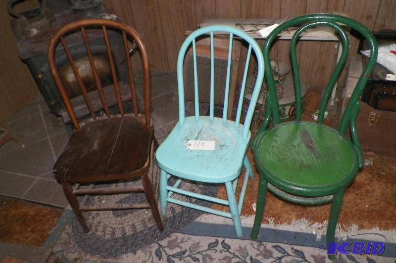 lot 134 image: 3 Chairs