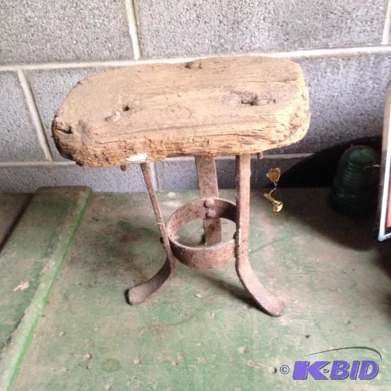 lot 144 image: Antique Stool