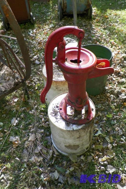 lot 327 image: Red Water Pump