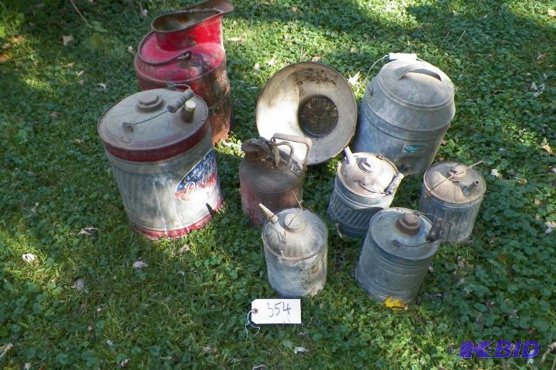 lot 354 image: Lot of cans