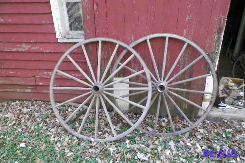 lot 361 image: 48 MetalWood Wheels