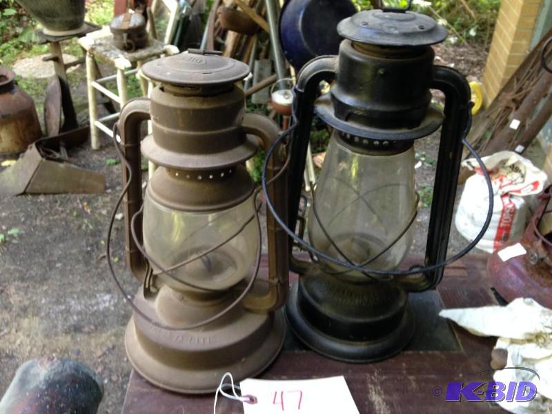 lot 47 image: Two Antique Lanterns
