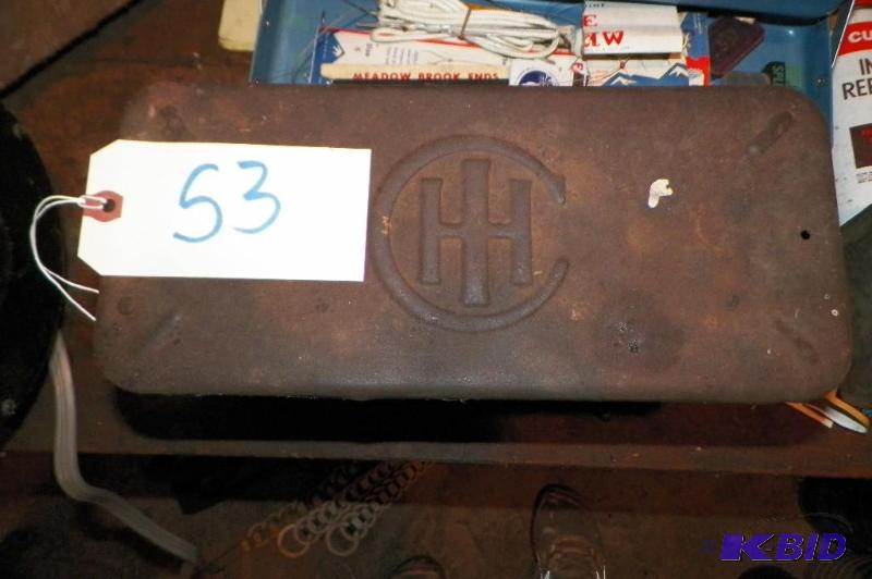 lot 53 image: Box of Tools in  a International Harvester Box