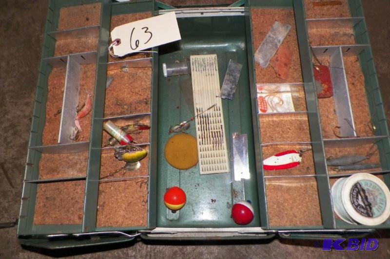 lot 63 image: Tackle Box with Lures