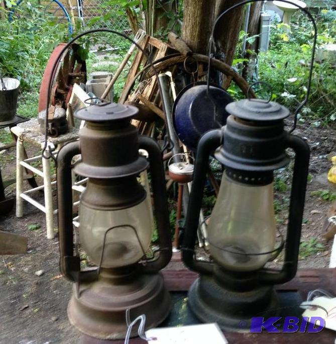 lot 65 image: 2 Antique Lanterns
