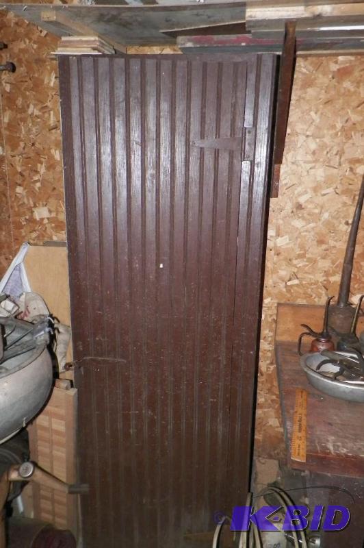 lot 80 image: old Cabinet 6 ft. x 20 inches wide x 16 deep