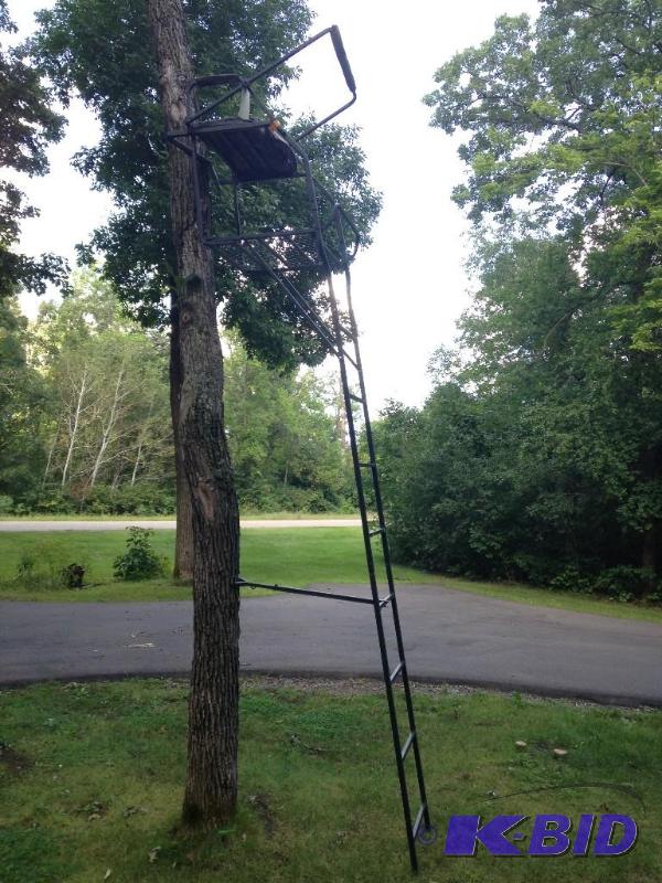 lot 3 image: Big Dog 17 Ladder Stand