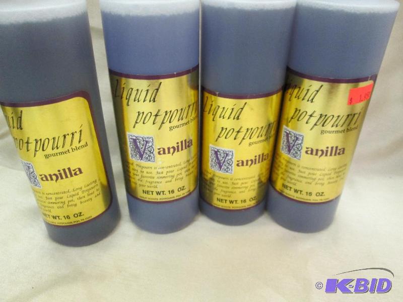 Qty 4 Liquid potpourri Vanilla...