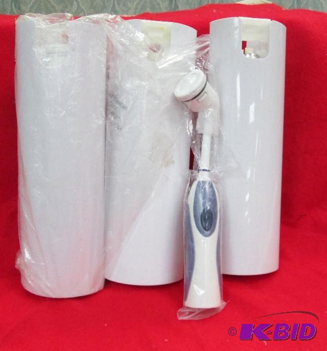 Qty 3 Toothpaste dispenser w battery toothbr...