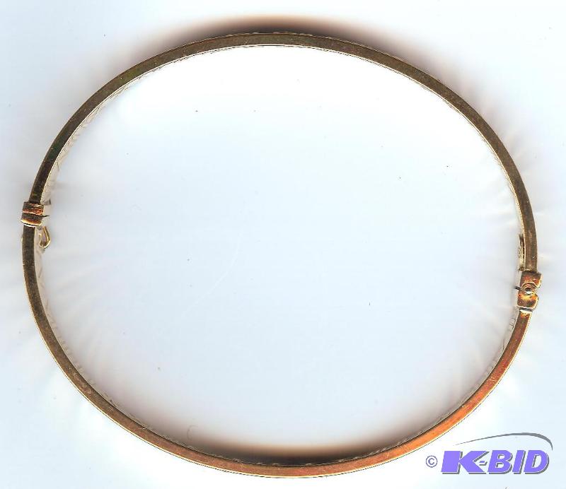 14 kt gold Roman numeral bracelet. 3.5 dwt(pe...