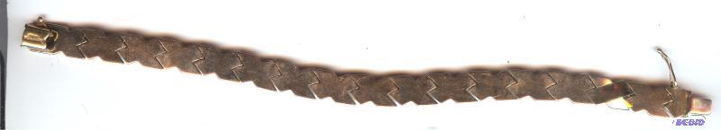14 Karat tricolor gold bracelet 5.8 dwt (penn...