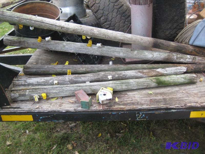 Wooden Fence Posts