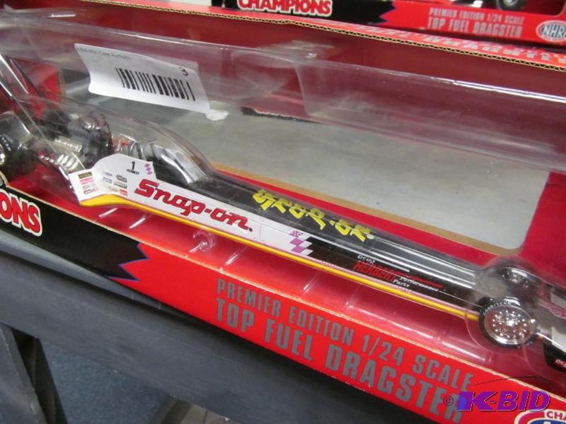 lot 3 image: 1996 Racing Champions 124 Scale Die Cast Herbert Snap-On TF Dragster NHRA