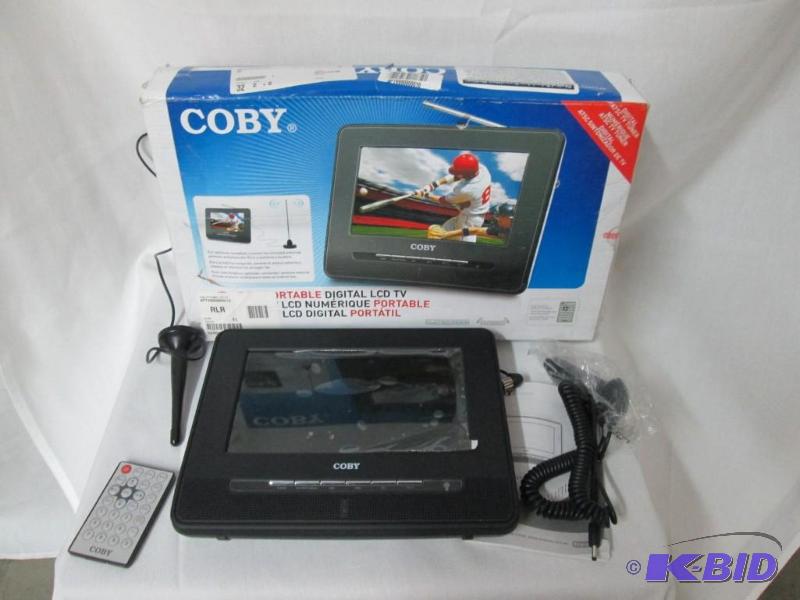 lot 26 image: Coby 9 Portable Digital LCD TV