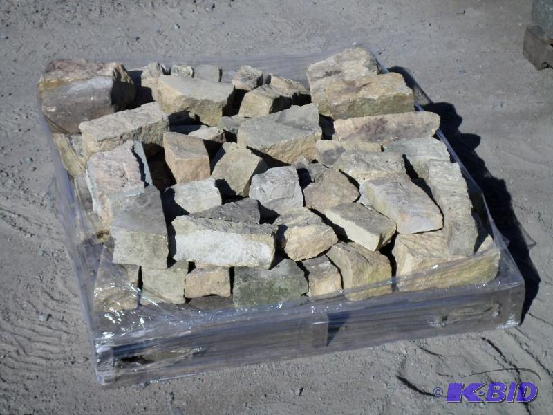 lot 20 image: Pallet Of Limestone Landscape Blocks, Approx ...