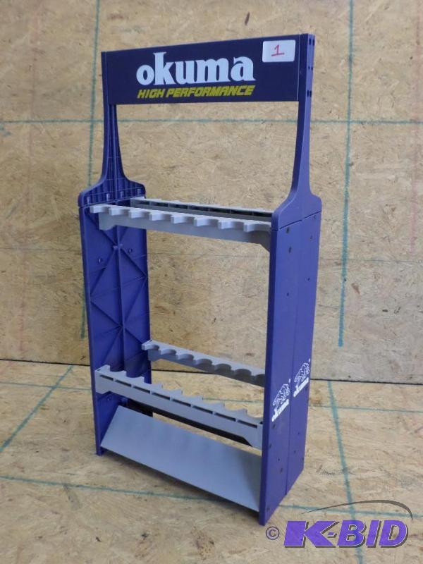 Okuma 16-Place Fishing Rod Stand, Like New...