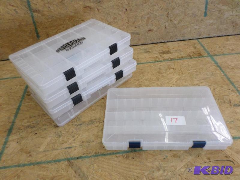 (5) Plastic Tackle Trays (Full-Sized)...