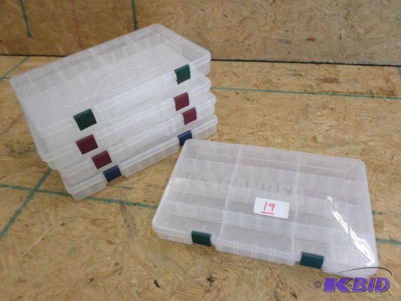(5) Plastic Tackle Trays (Full-Sized)...