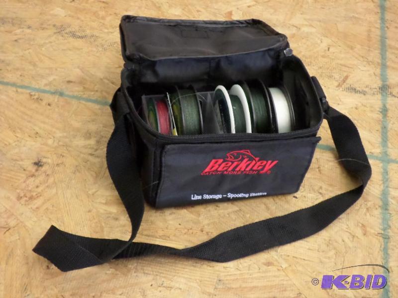 Fishing Line Spool Bag With (5) Spools Of Fir...