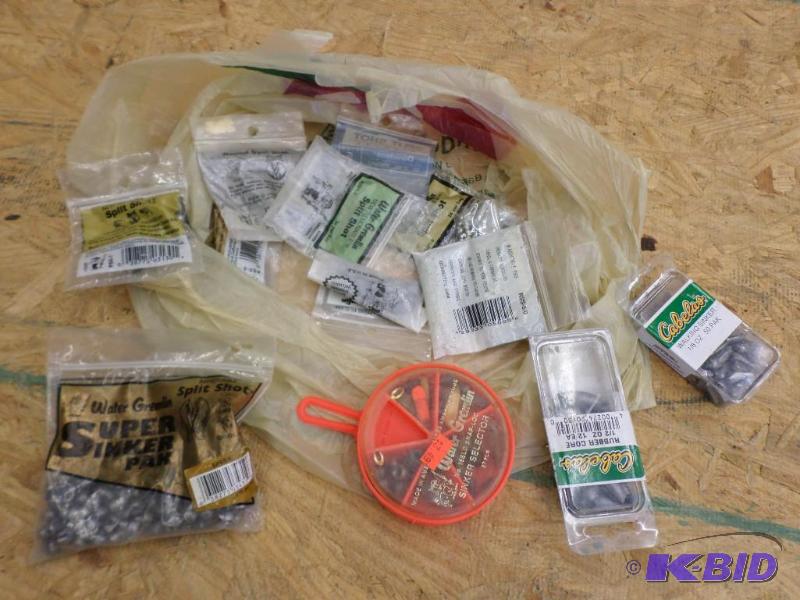 Bag Of Various Sinkers &amp Etc...