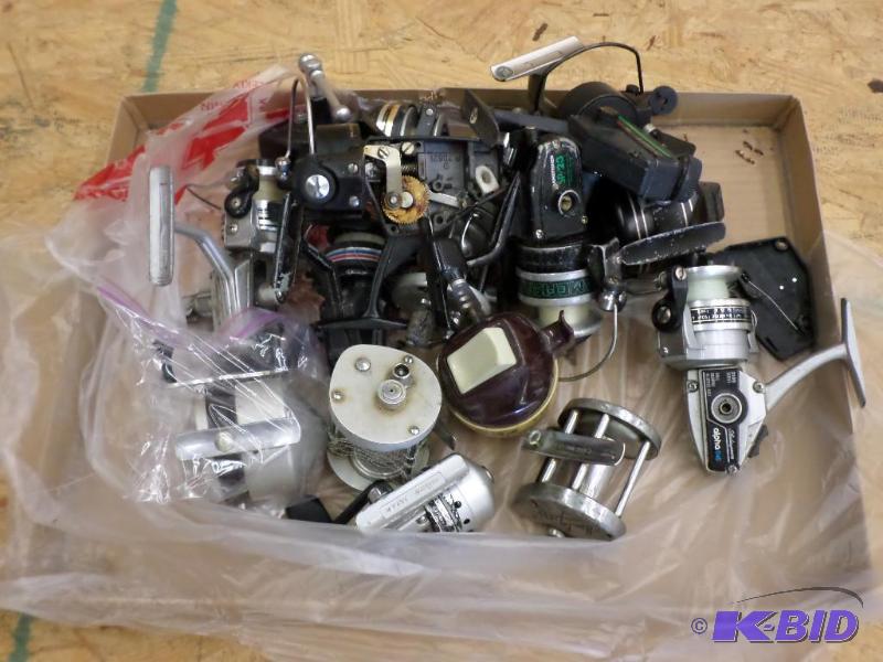 Large Lot Of Various Parts Fishing Reels...