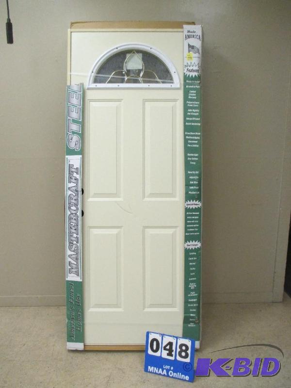lot 00048 image: Mastercraft Steel Door